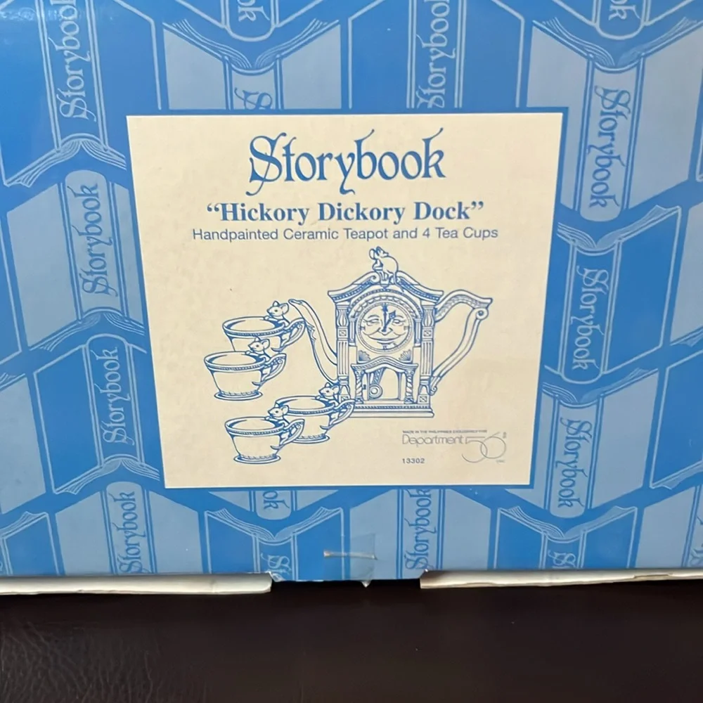 Department 56 hickory Dickies Dock tea set - Picture 8 of 14